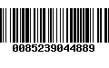 Código de Barras 0085239044889