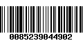 Código de Barras 0085239044902