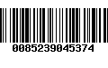 Código de Barras 0085239045374