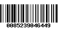 Código de Barras 0085239046449