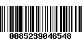 Código de Barras 0085239046548