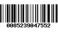 Código de Barras 0085239047552