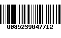 Código de Barras 0085239047712