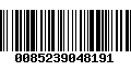 Código de Barras 0085239048191