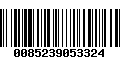 Código de Barras 0085239053324