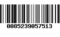 Código de Barras 0085239057513