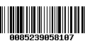 Código de Barras 0085239058107