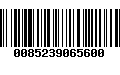 Código de Barras 0085239065600