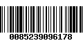 Código de Barras 0085239096178