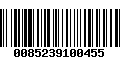 Código de Barras 0085239100455