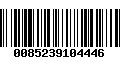 Código de Barras 0085239104446