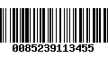 Código de Barras 0085239113455