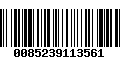 Código de Barras 0085239113561