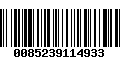 Código de Barras 0085239114933