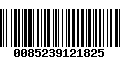 Código de Barras 0085239121825