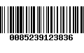 Código de Barras 0085239123836