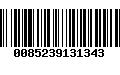 Código de Barras 0085239131343