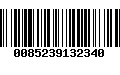 Código de Barras 0085239132340