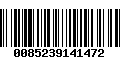 Código de Barras 0085239141472