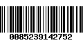 Código de Barras 0085239142752