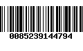 Código de Barras 0085239144794