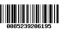 Código de Barras 0085239206195