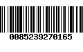 Código de Barras 0085239270165