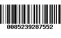 Código de Barras 0085239287552