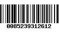 Código de Barras 0085239312612