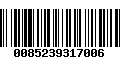 Código de Barras 0085239317006