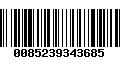 Código de Barras 0085239343685