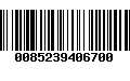 Código de Barras 0085239406700