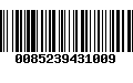 Código de Barras 0085239431009