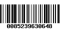 Código de Barras 0085239630648