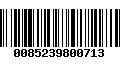 Código de Barras 0085239800713