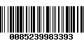 Código de Barras 0085239983393