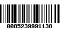 Código de Barras 0085239991138