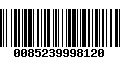 Código de Barras 0085239998120