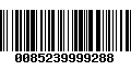 Código de Barras 0085239999288