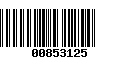 Código de Barras 00853125