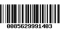 Código de Barras 0085629991403