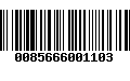 Código de Barras 0085666001103