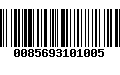 Código de Barras 0085693101005