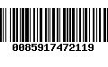 Código de Barras 0085917472119