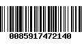 Código de Barras 0085917472140