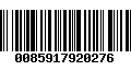 Código de Barras 0085917920276