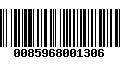 Código de Barras 0085968001306