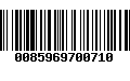 Código de Barras 0085969700710