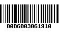 Código de Barras 0086003061910