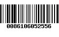 Código de Barras 0086106052556